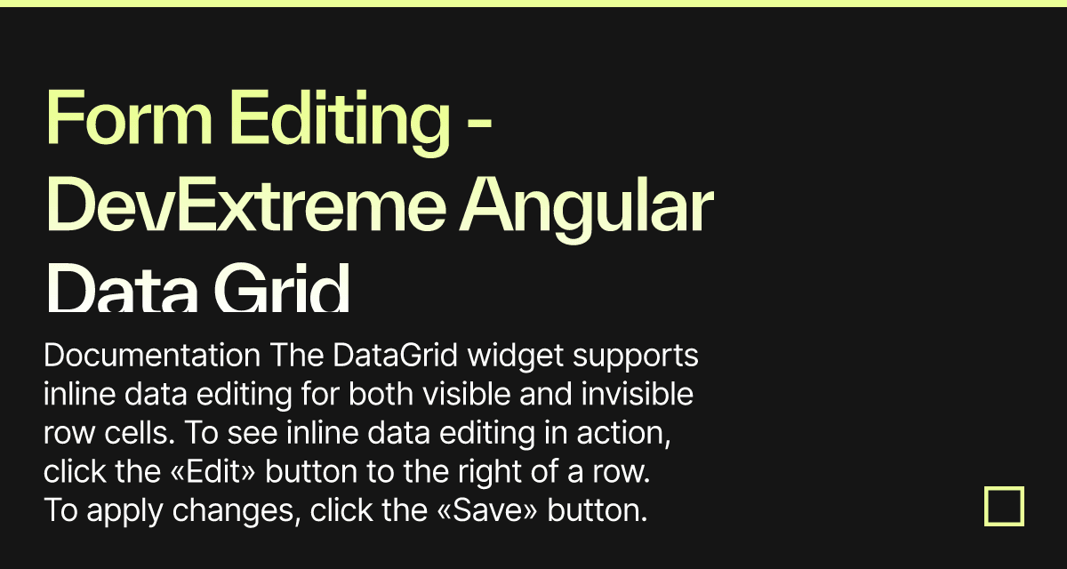 Form Editing - DevExtreme Angular Data Grid - Codesandbox