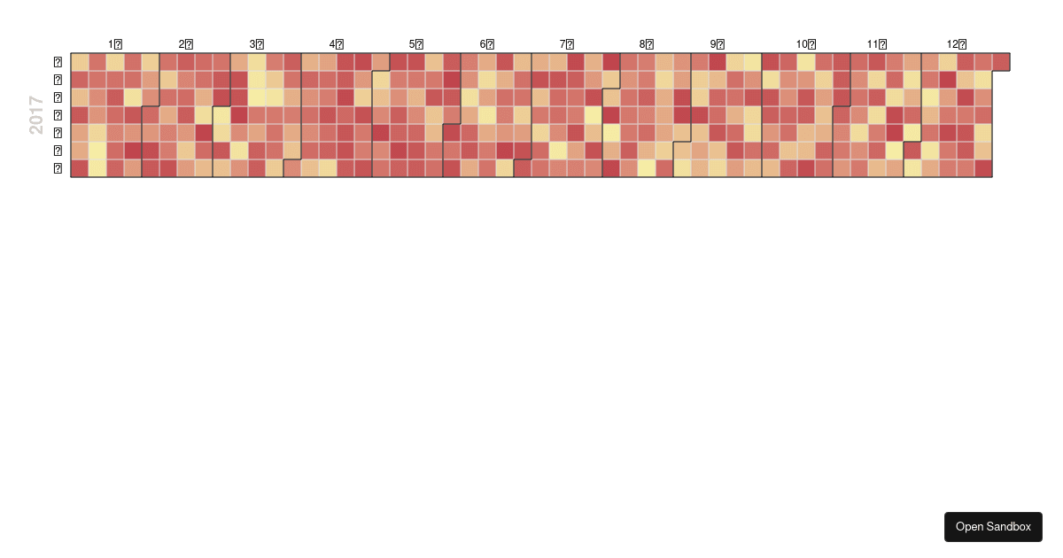 Simple Calendar - Codesandbox