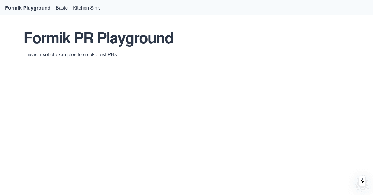 Formik TypeScript Playground - Codesandbox