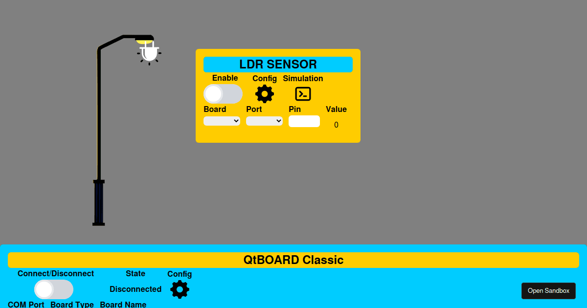 Street Light Project - Codesandbox