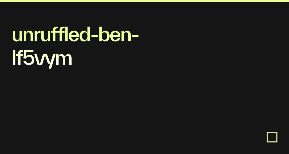Unruffled Icon unruffled-ben-lf5vym - Codesandbox