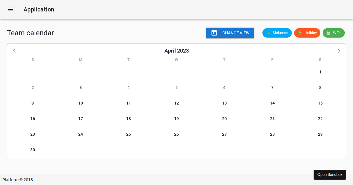 v-calendar monthly + yearly view (forked) - Codesandbox