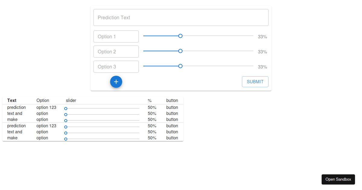 MultiChoice Slider v4 - Codesandbox