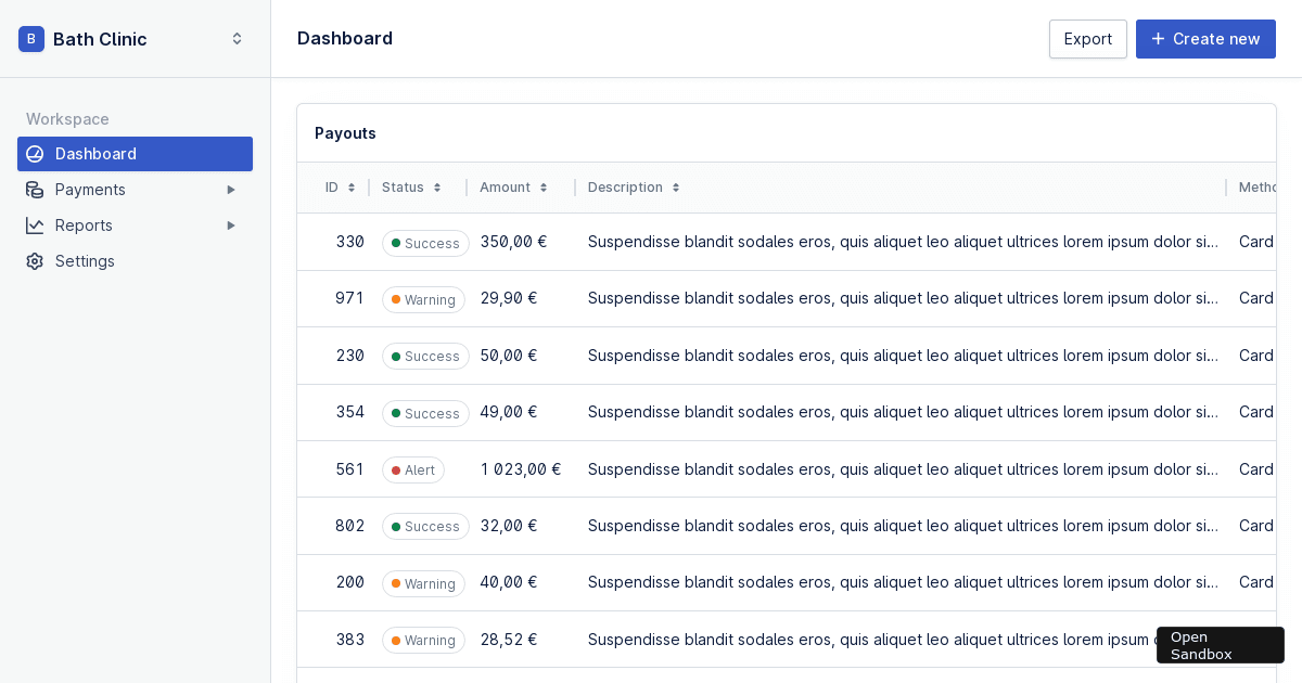nord / react / tanstack table (forked) - Codesandbox