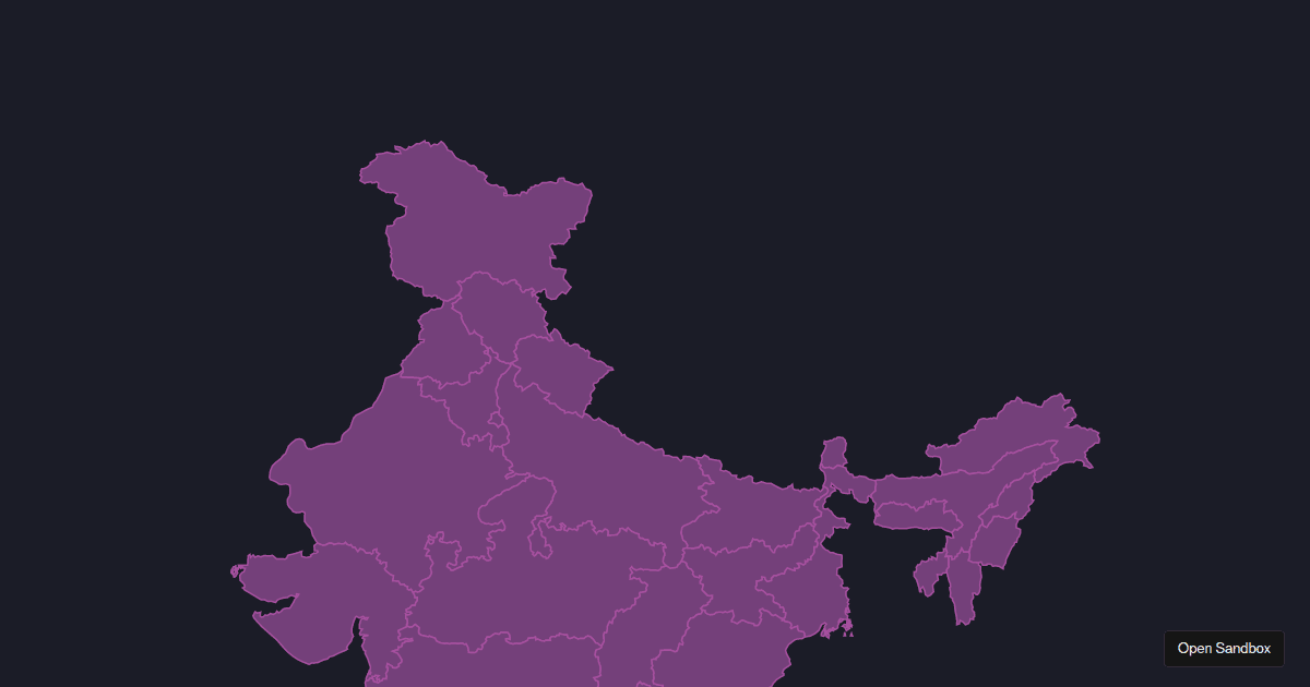 India Maps - Codesandbox