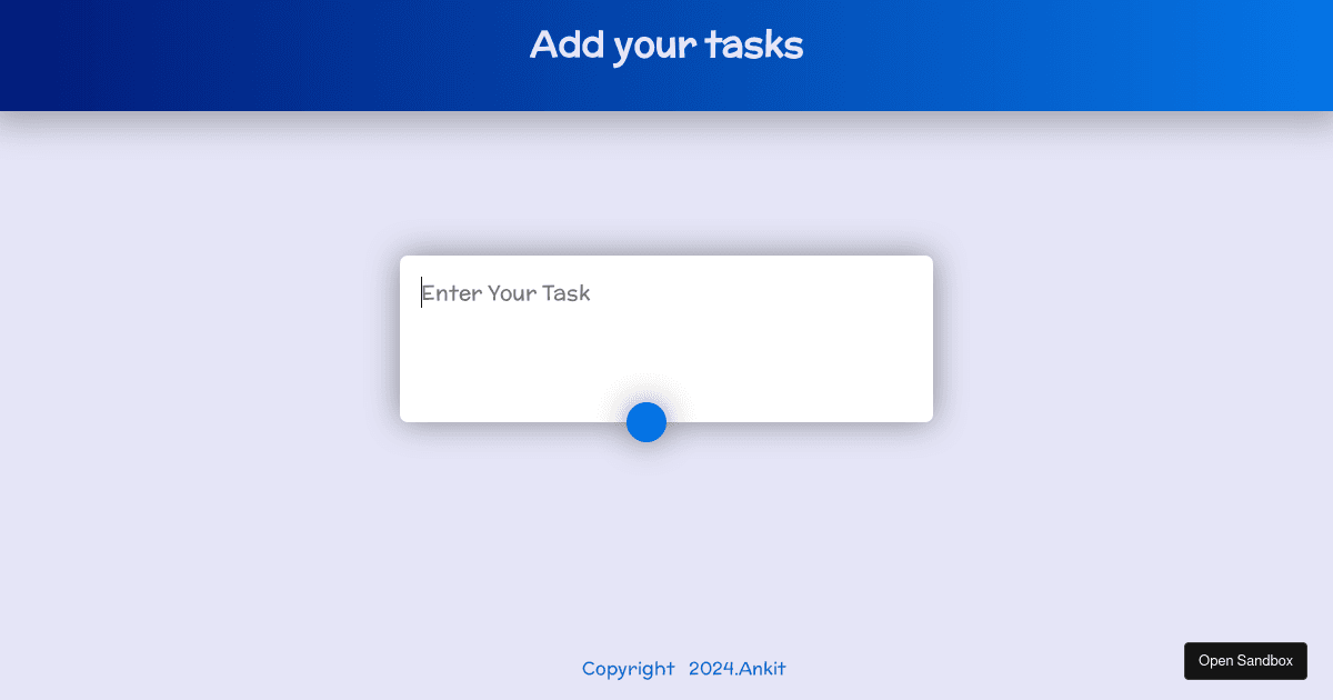 to-do-list - Codesandbox