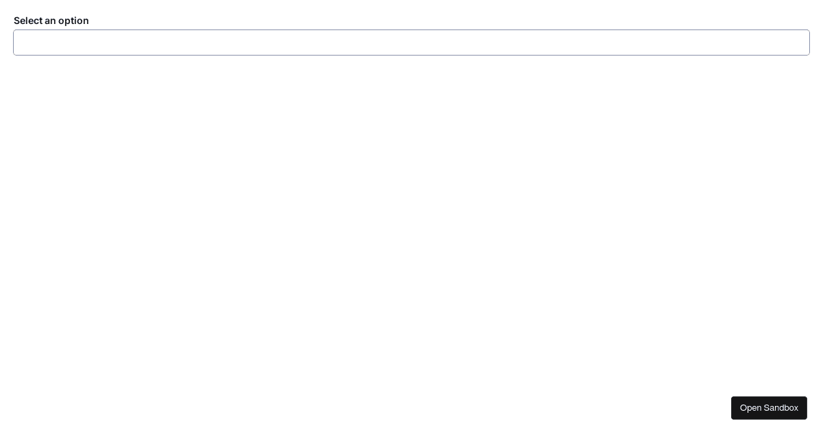 Combobox with footer in the menu (forked) - Codesandbox