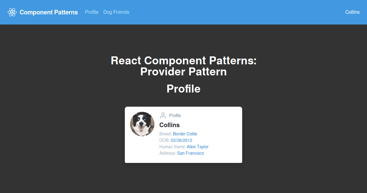 Provider Pattern with React Custom Hooks Codesandbox