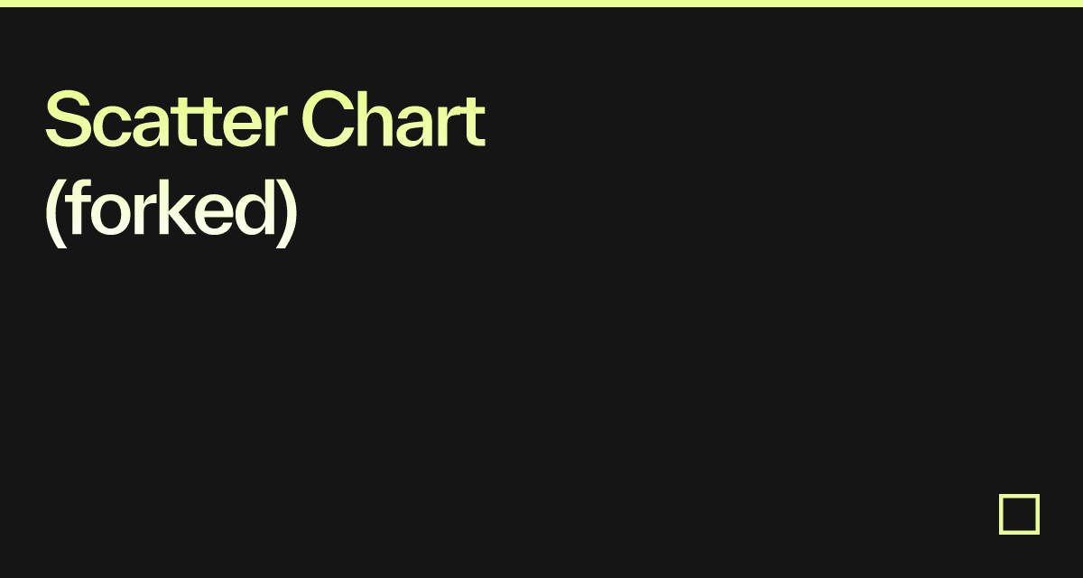 Scatter Chart (forked) - Codesandbox