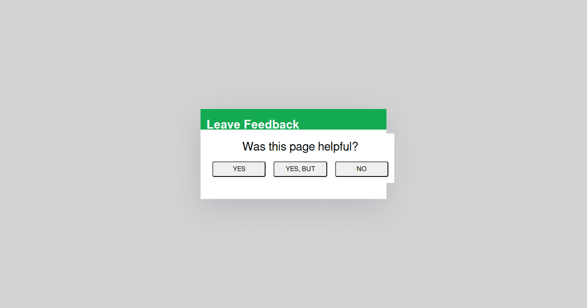 feedback-widget - Codesandbox