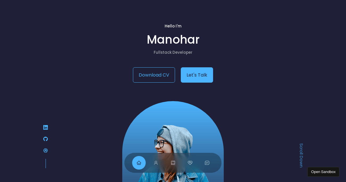portfolio - Codesandbox