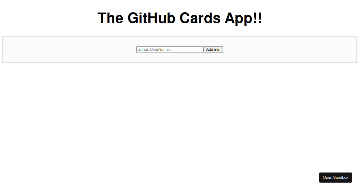 new - Codesandbox