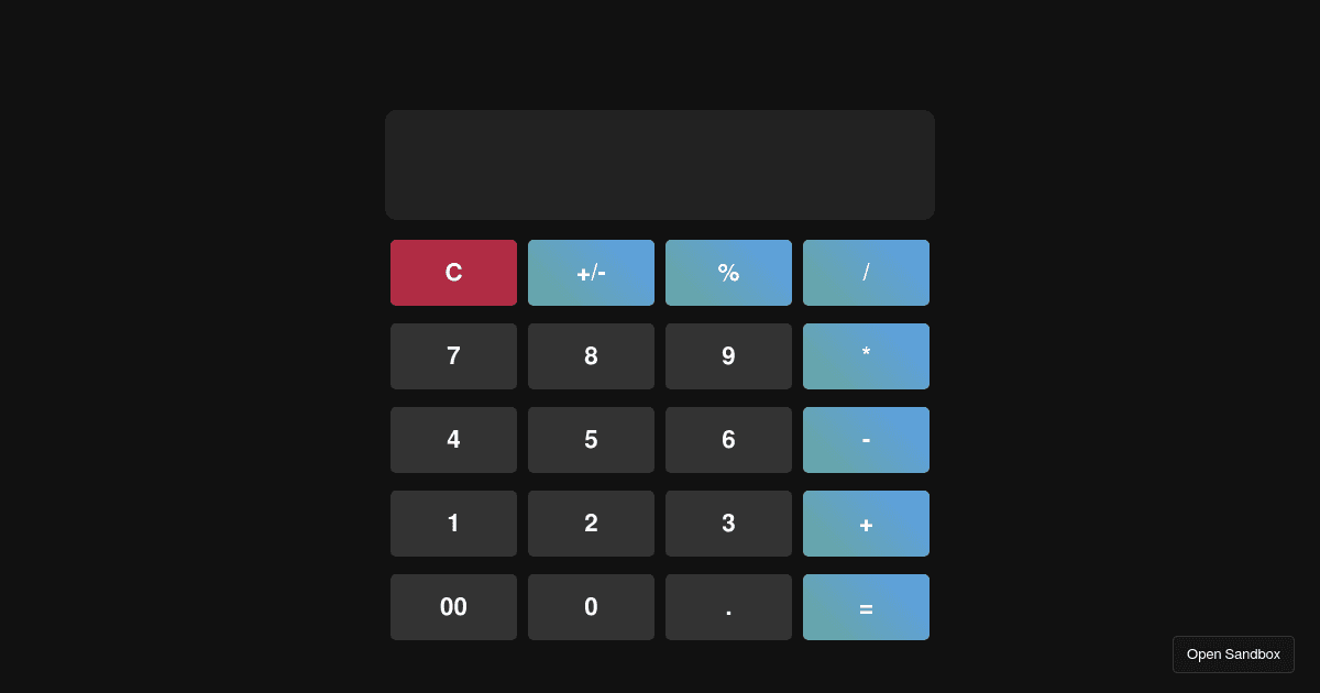 calculator-project - Codesandbox