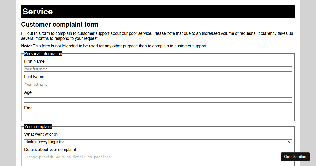 20230221jsformshandleformsubmit Codesandbox