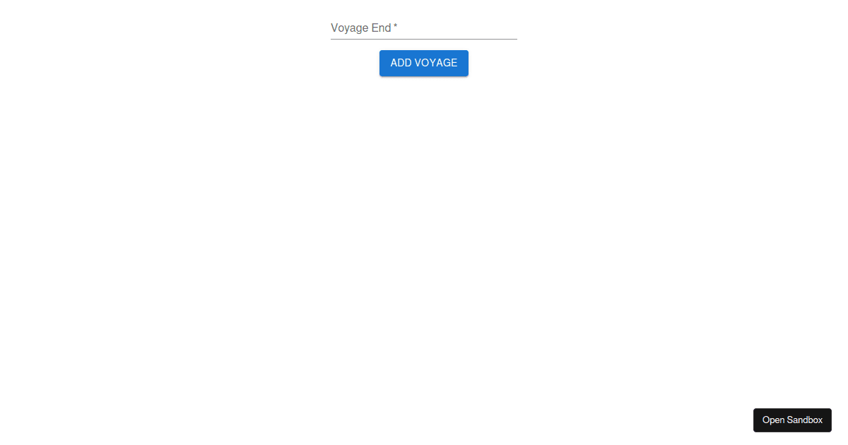 DatePicker Yup validation (forked) - Codesandbox