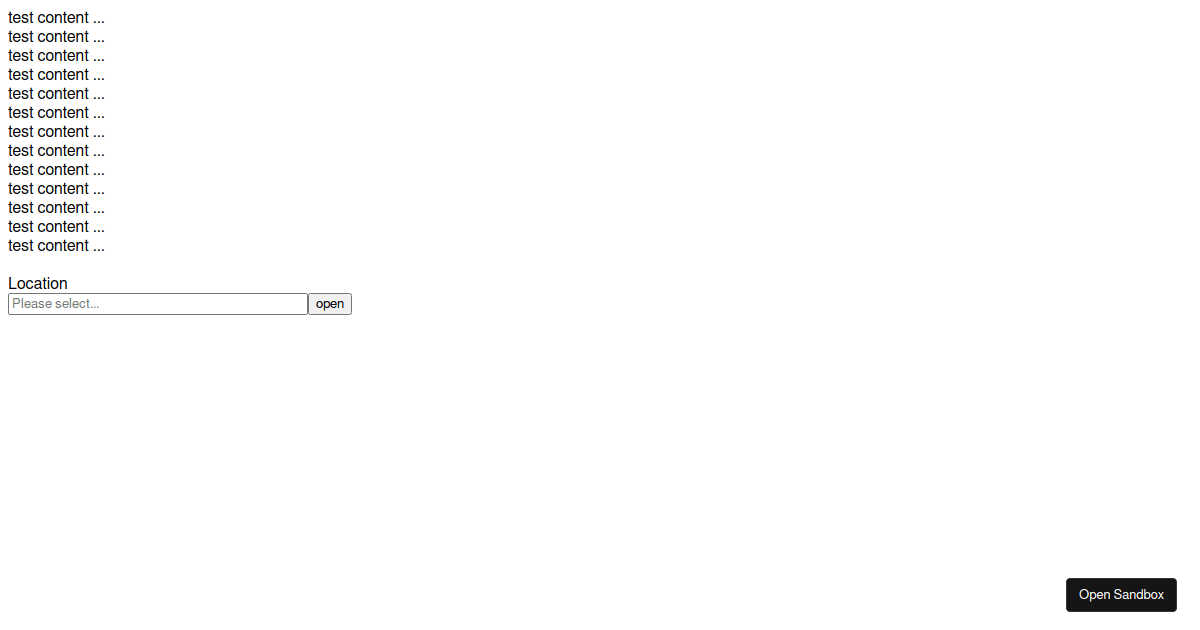 downshift + treefold example - Codesandbox
