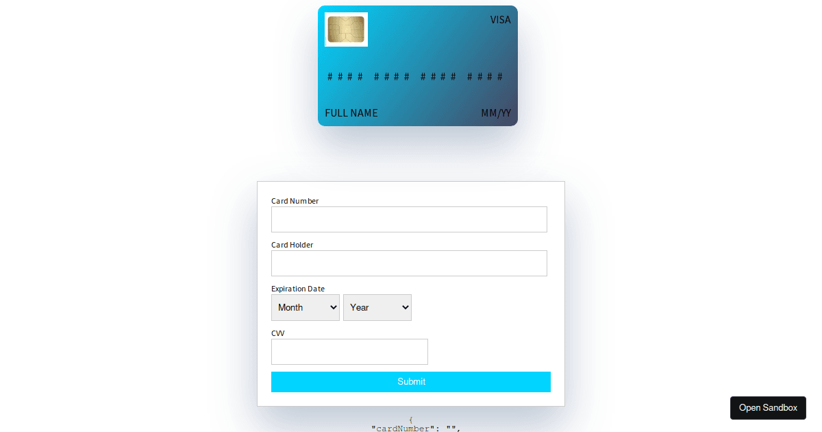 fancy-credit-card-form-using-formik (forked) - Codesandbox