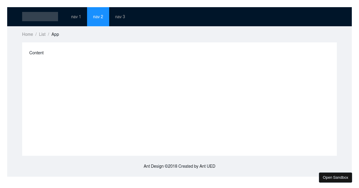 Fixed Header - antd@4.24.13 - Codesandbox