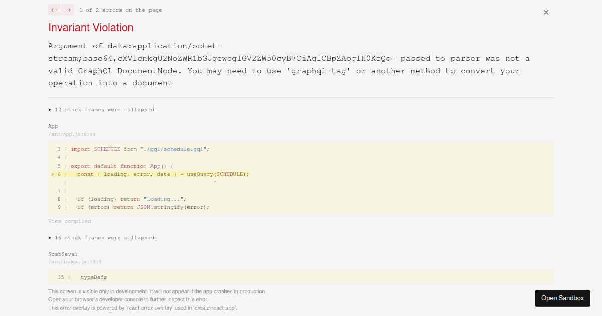ApolloClient 3 - Local state management - Codesandbox