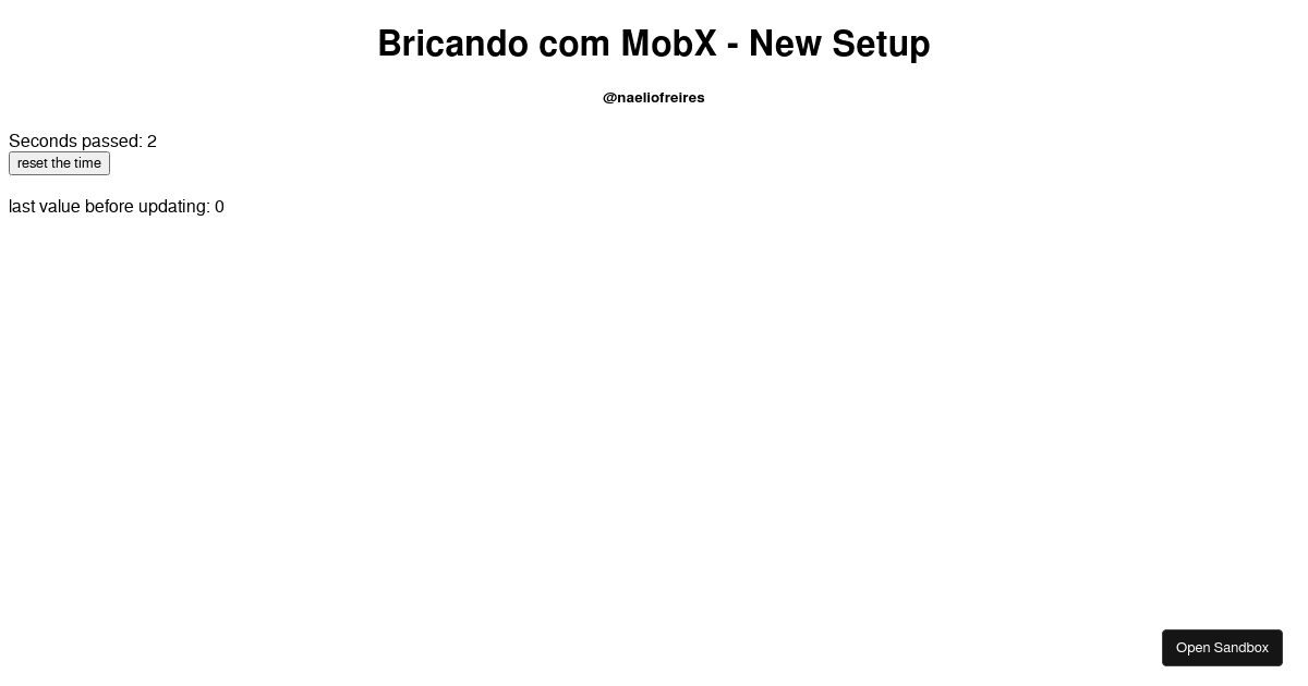 mobx-react-setup - Codesandbox