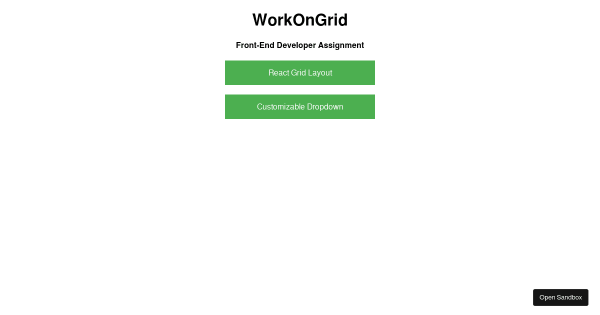 grid-assigment - Codesandbox