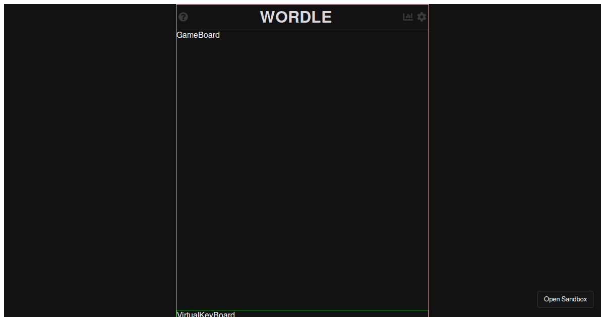 React Wordle Codesandbox react-wordle-codesandbox