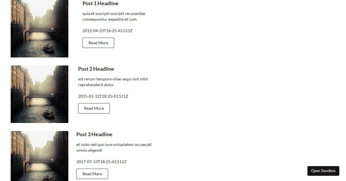 consume API (forked) Codesandbox