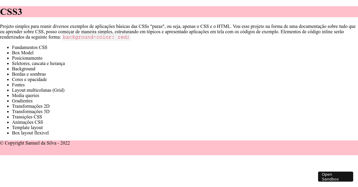 static - Codesandbox