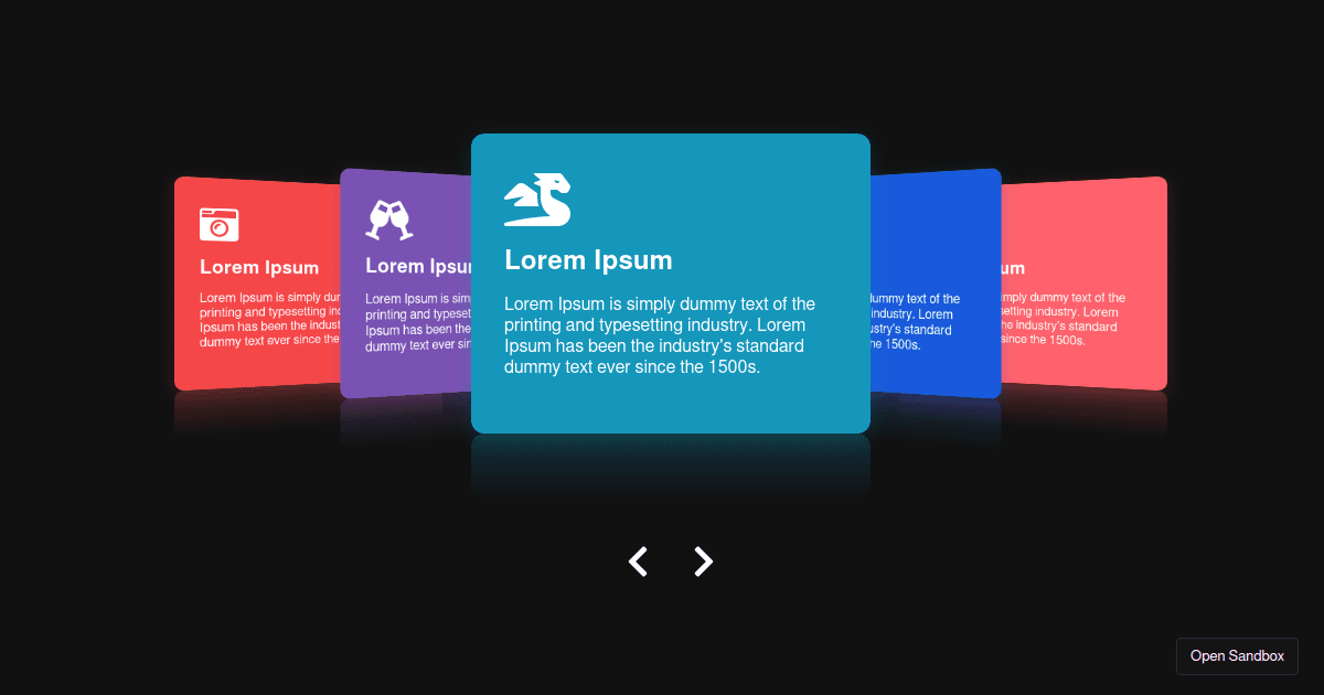 Carousel 3D (forked) - Codesandbox