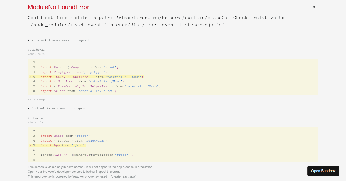 Material UI Select inside Popover - Codesandbox