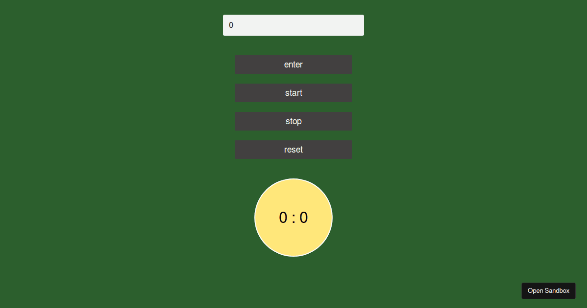 react - Codesandbox