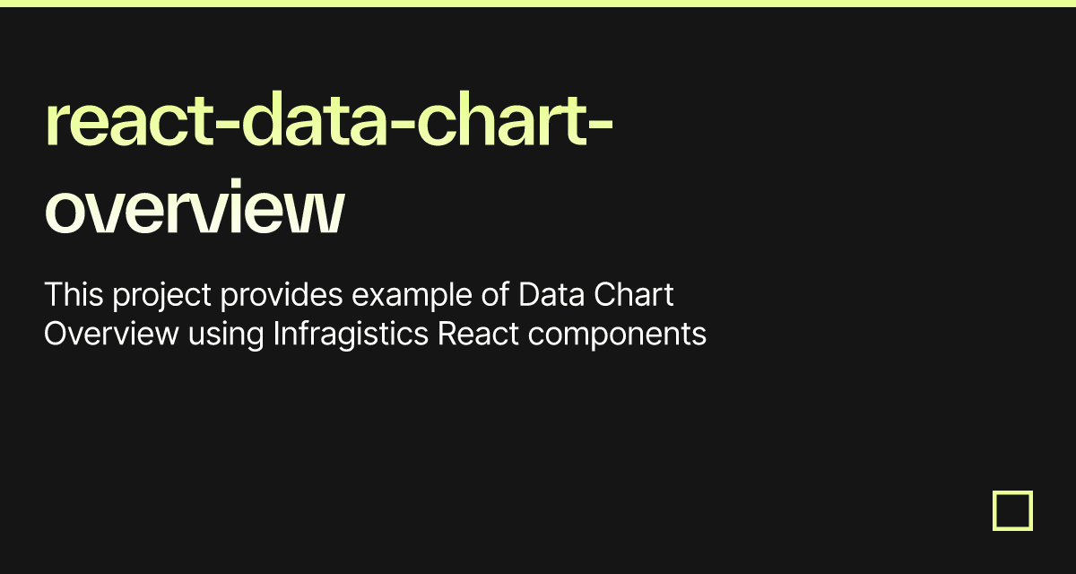 react-data-chart-overview - Codesandbox