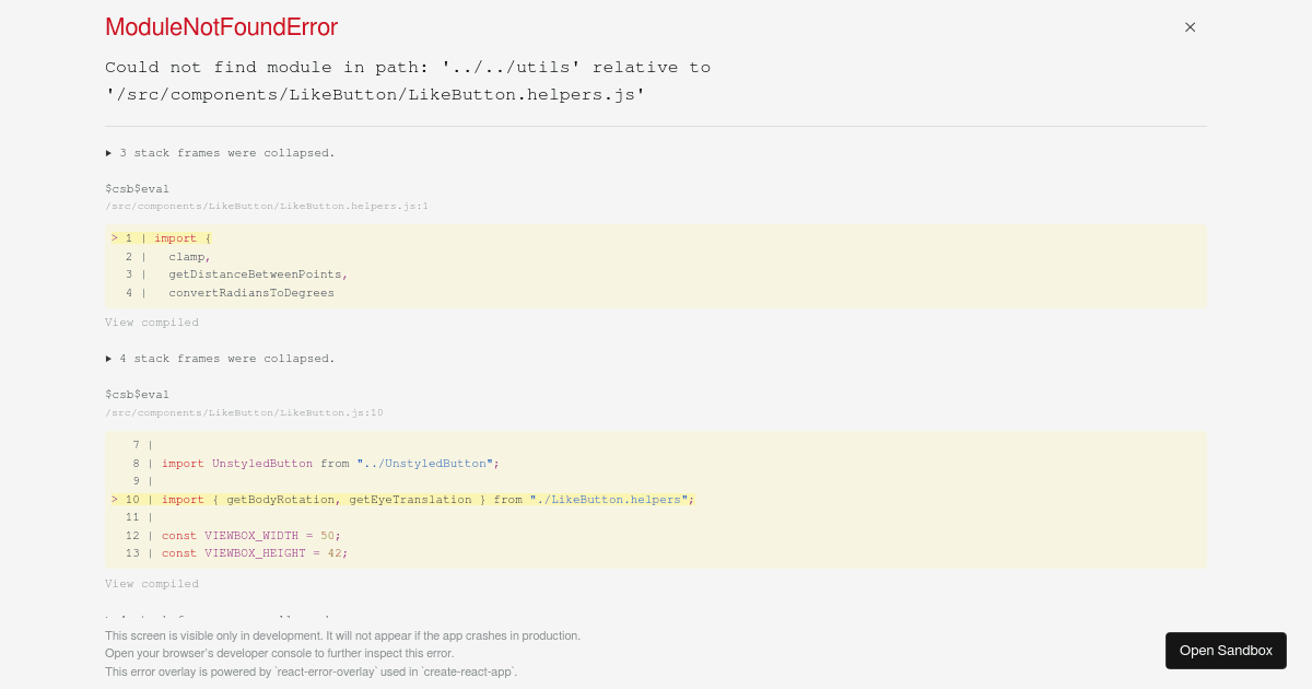null - Codesandbox
