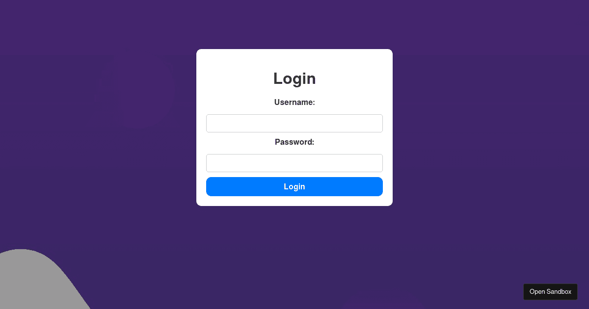 Task manager - Codesandbox