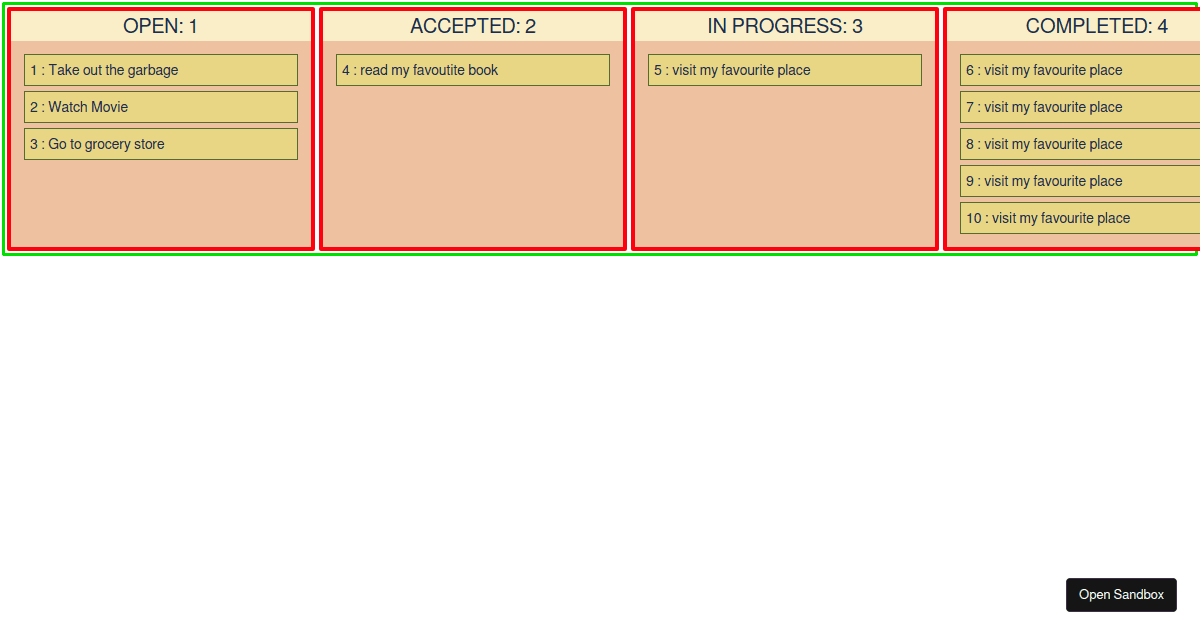 dnd - Codesandbox