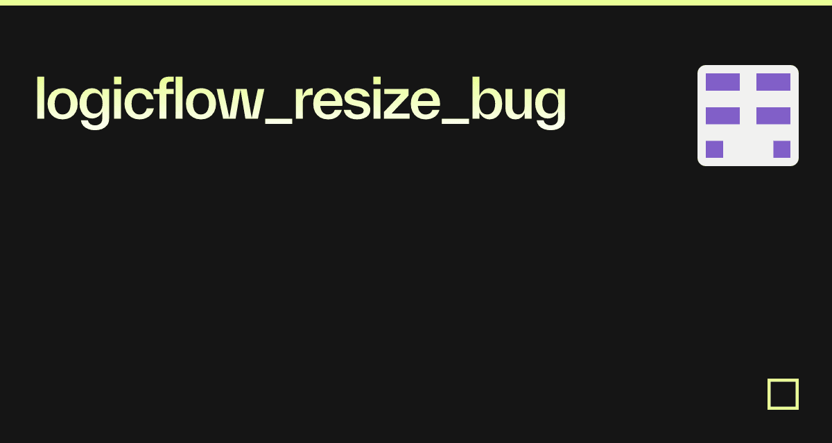 logicflow_resize_bug - Codesandbox