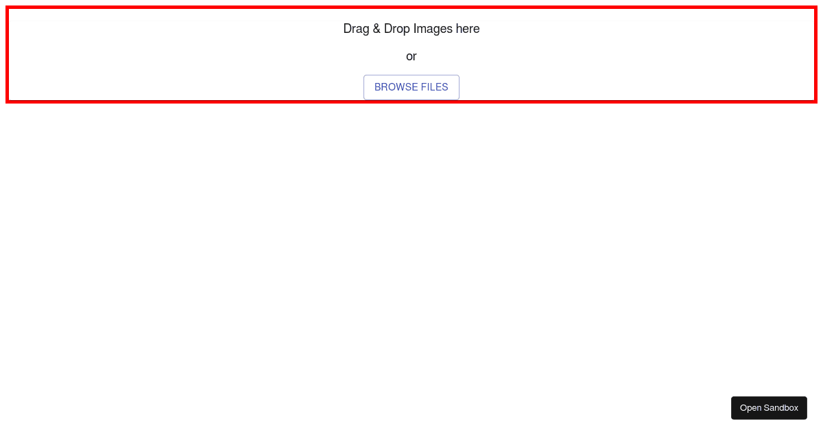 Fixed Upload Images (forked) - Codesandbox