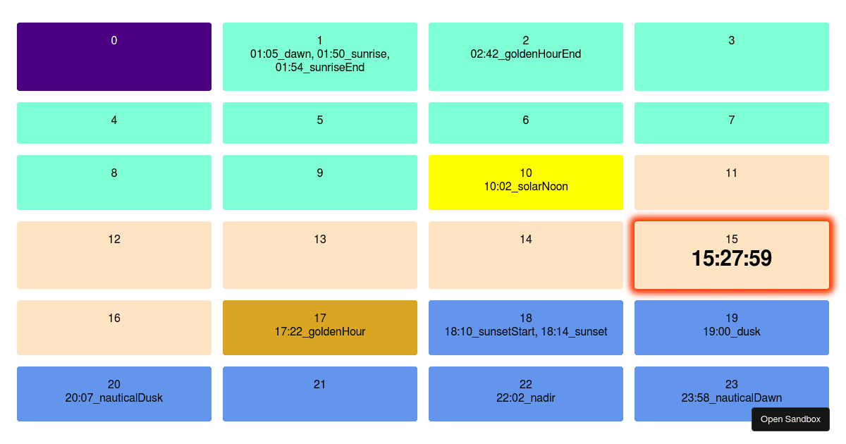 sun day - Codesandbox