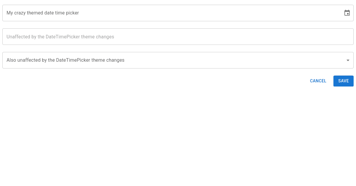Crazy Themed Date Time Picker - Codesandbox