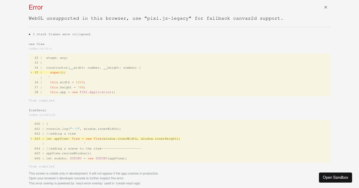 pixiExample (forked) - Codesandbox