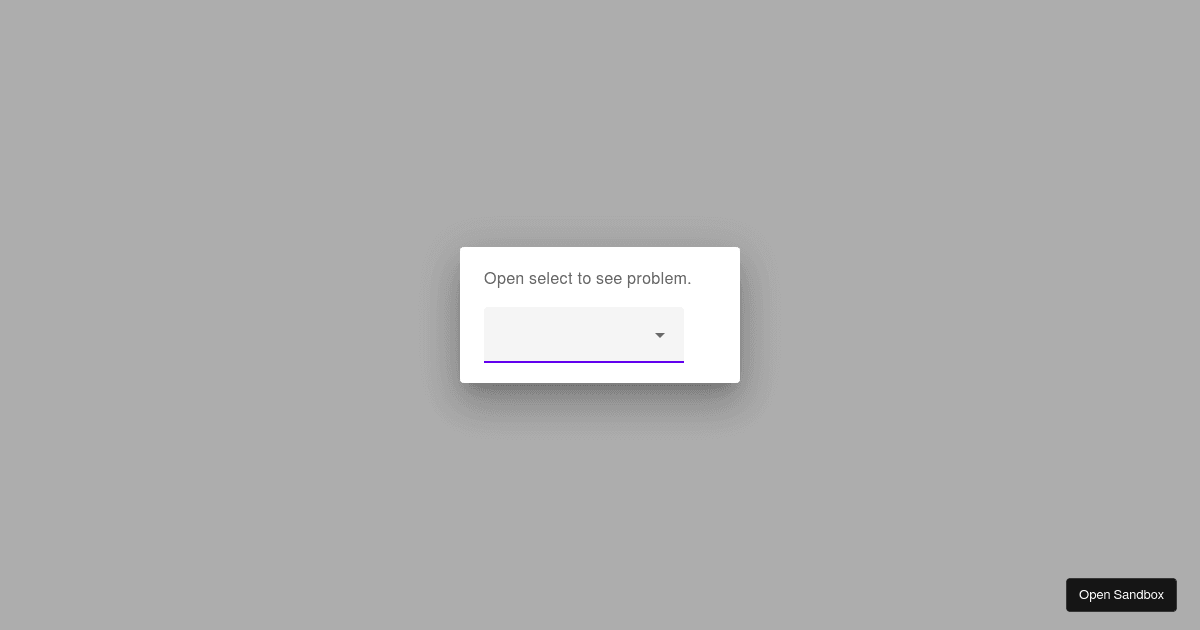 RMWC Typescript Sandbox - Codesandbox