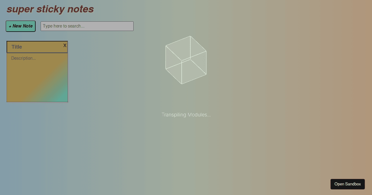 super-sticky-notes - Codesandbox