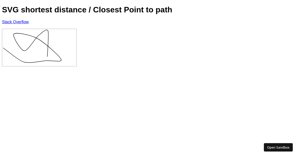 svg shortest distance (forked) - Codesandbox