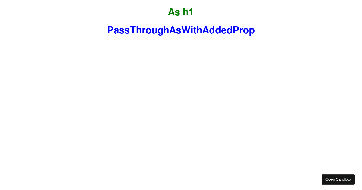 polymorphic-pass-through-as - Codesandbox