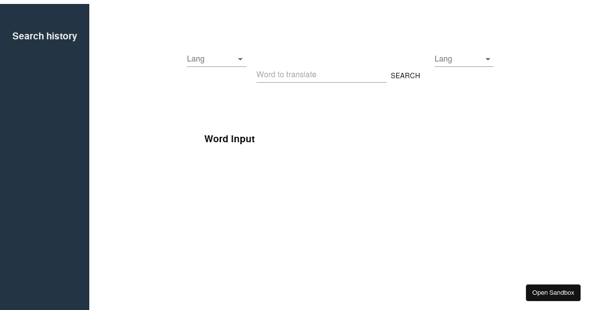 React-translate - Codesandbox