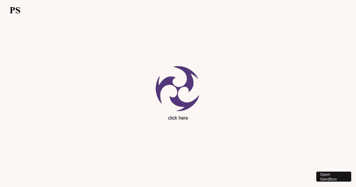 react - Codesandbox