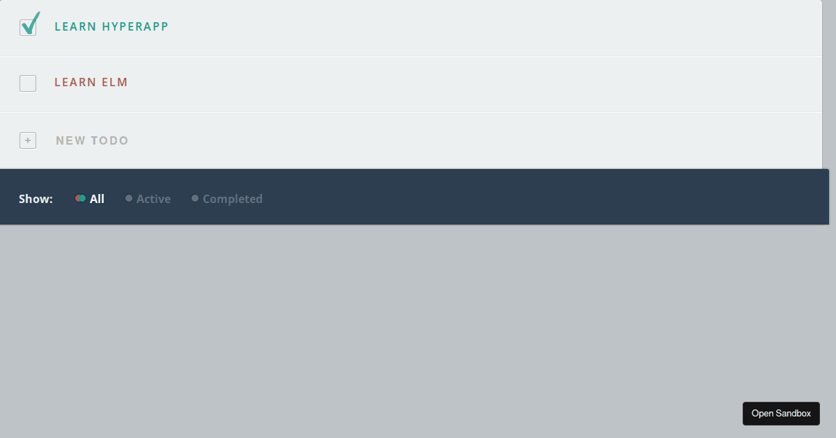 Todo App - Codesandbox