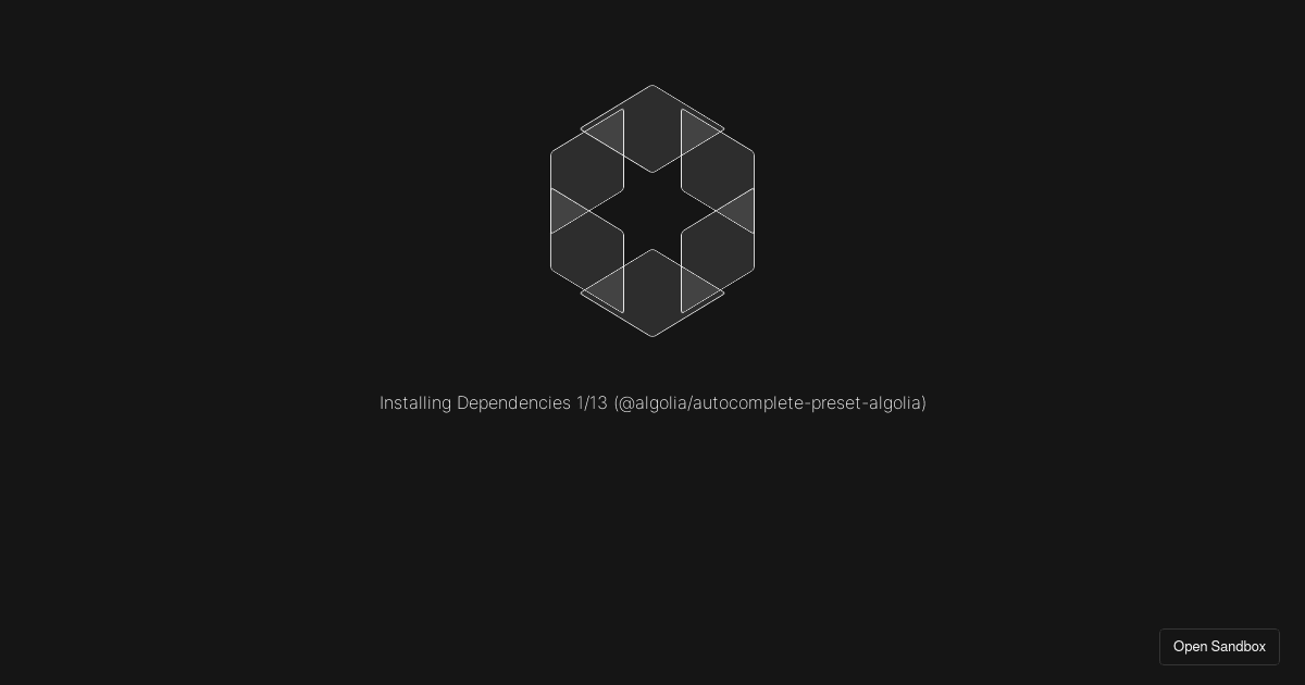 @algolia/autocomplete-example-reshape - Codesandbox
