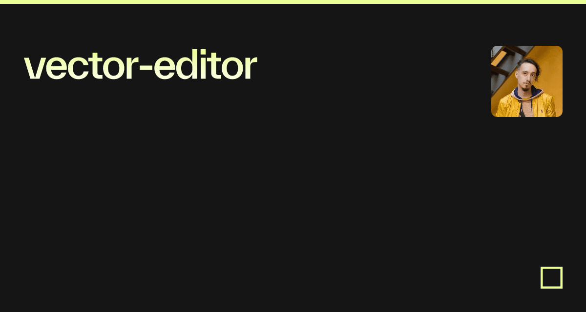 vector-editor - Codesandbox