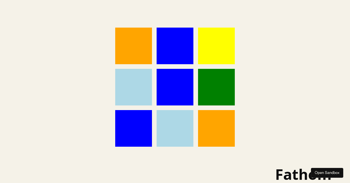 Grid Demo - Codesandbox